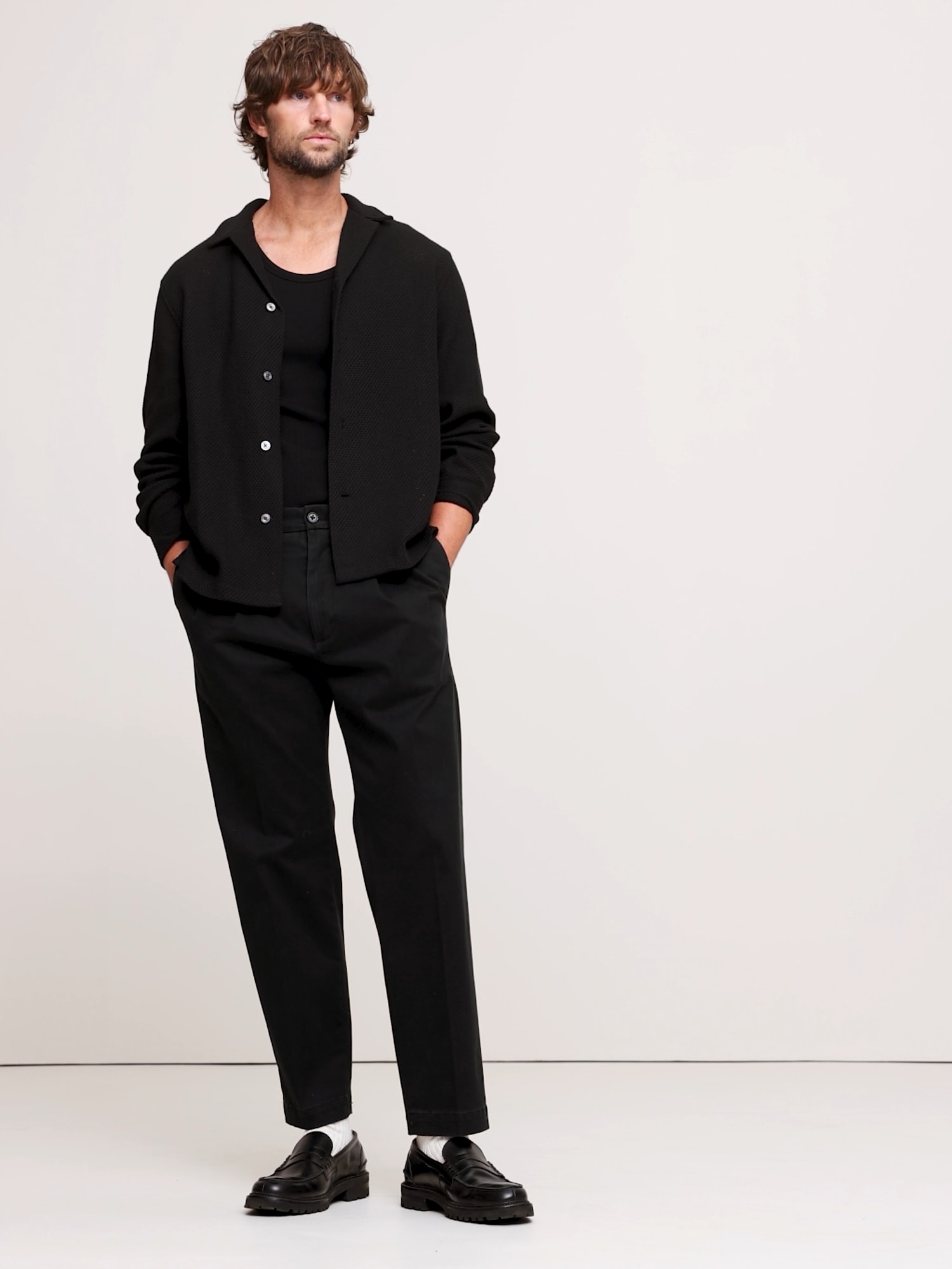 Image number 2 showing, Standard-Fit Mesh Resort Shirt