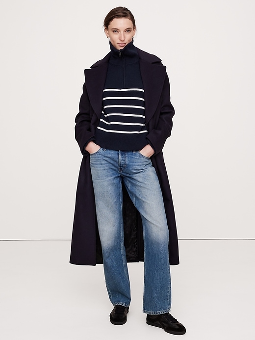 Cashmere Half-Zip Sweater | Banana Republic