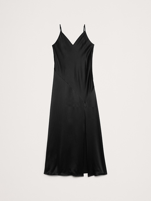 Bias-Cut Silk Maxi Dress | Banana Republic