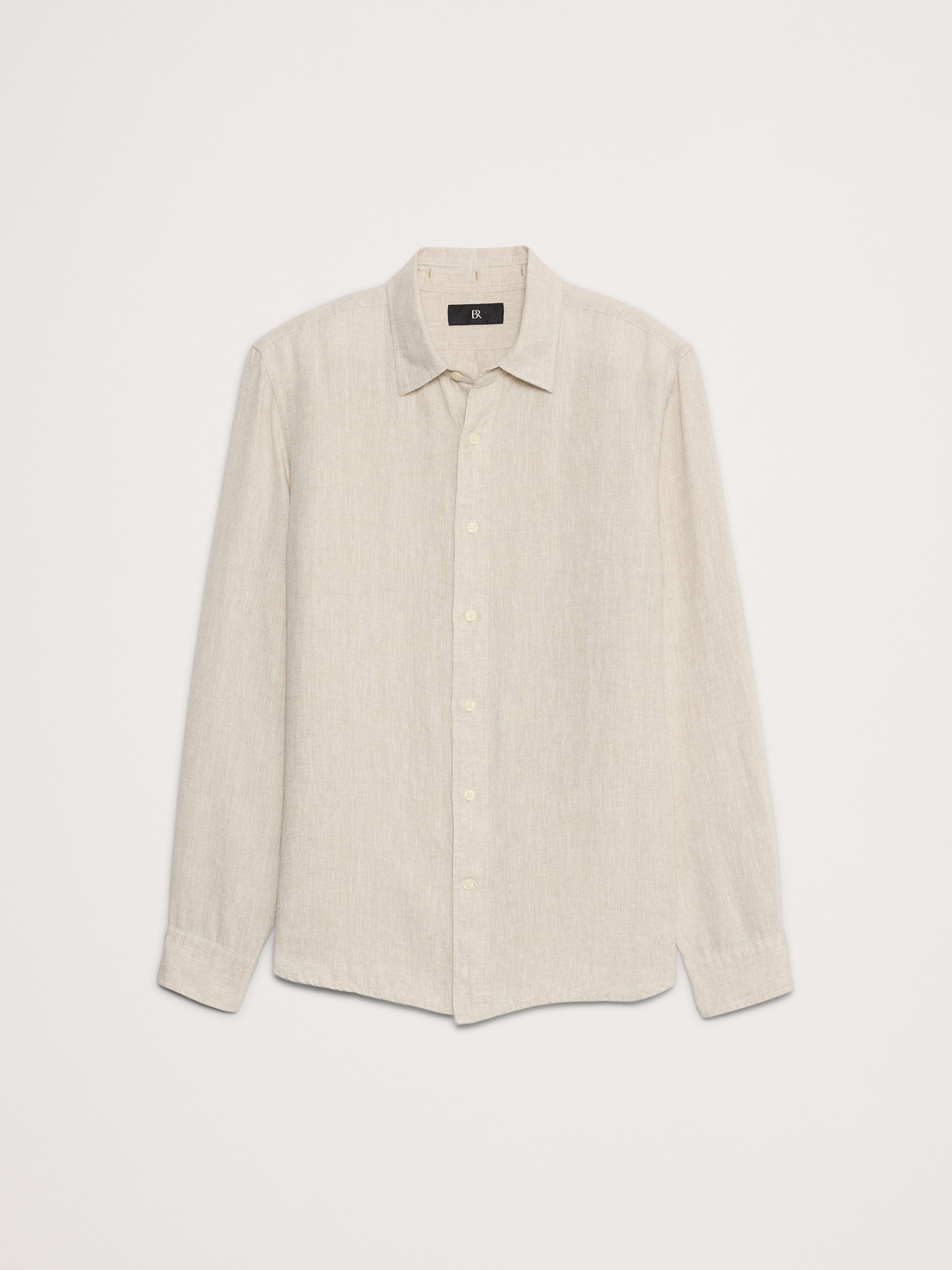 Slim-Fit Linen Shirt