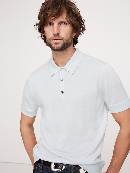 トップス clesste cashmere knit polo shirt size 1 CASHMERE KNIT POLO SHIRT CLESSTEの通販 by なおきちん's shop｜ラクマ