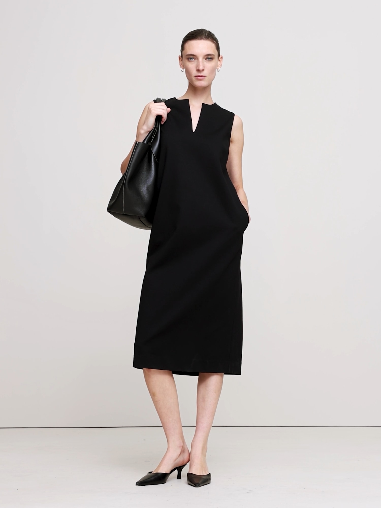 Image number 2 showing, Everywhere Ponte Column Midi Dress