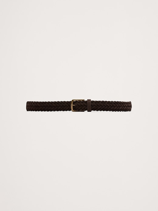 Braided Suede Belt