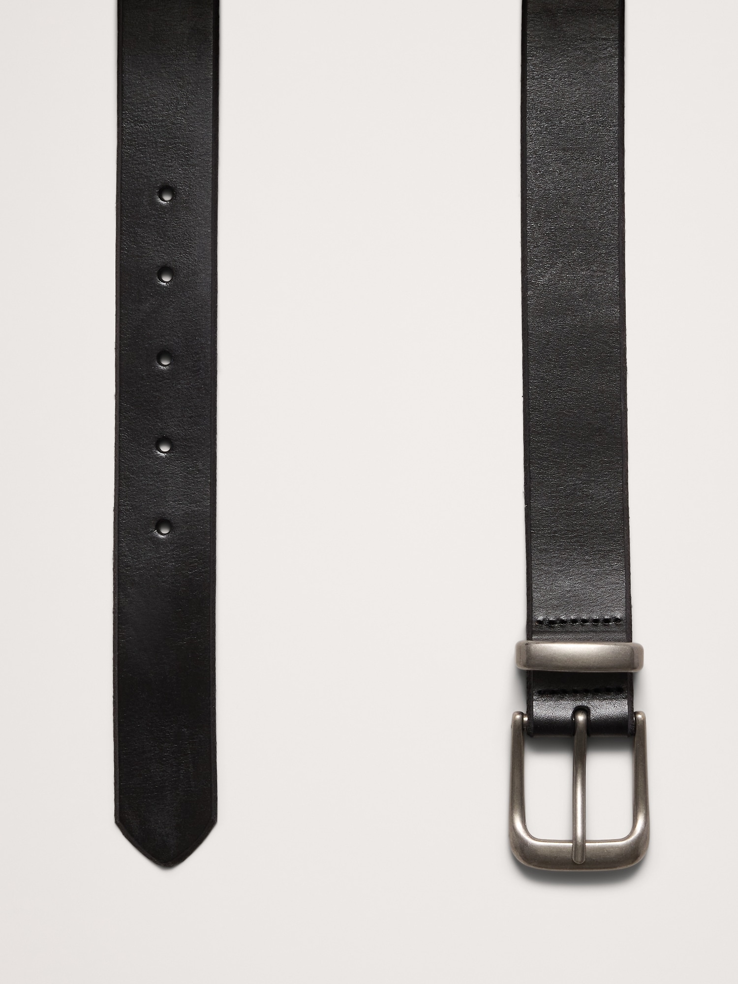 Metal Catch Leather Belt