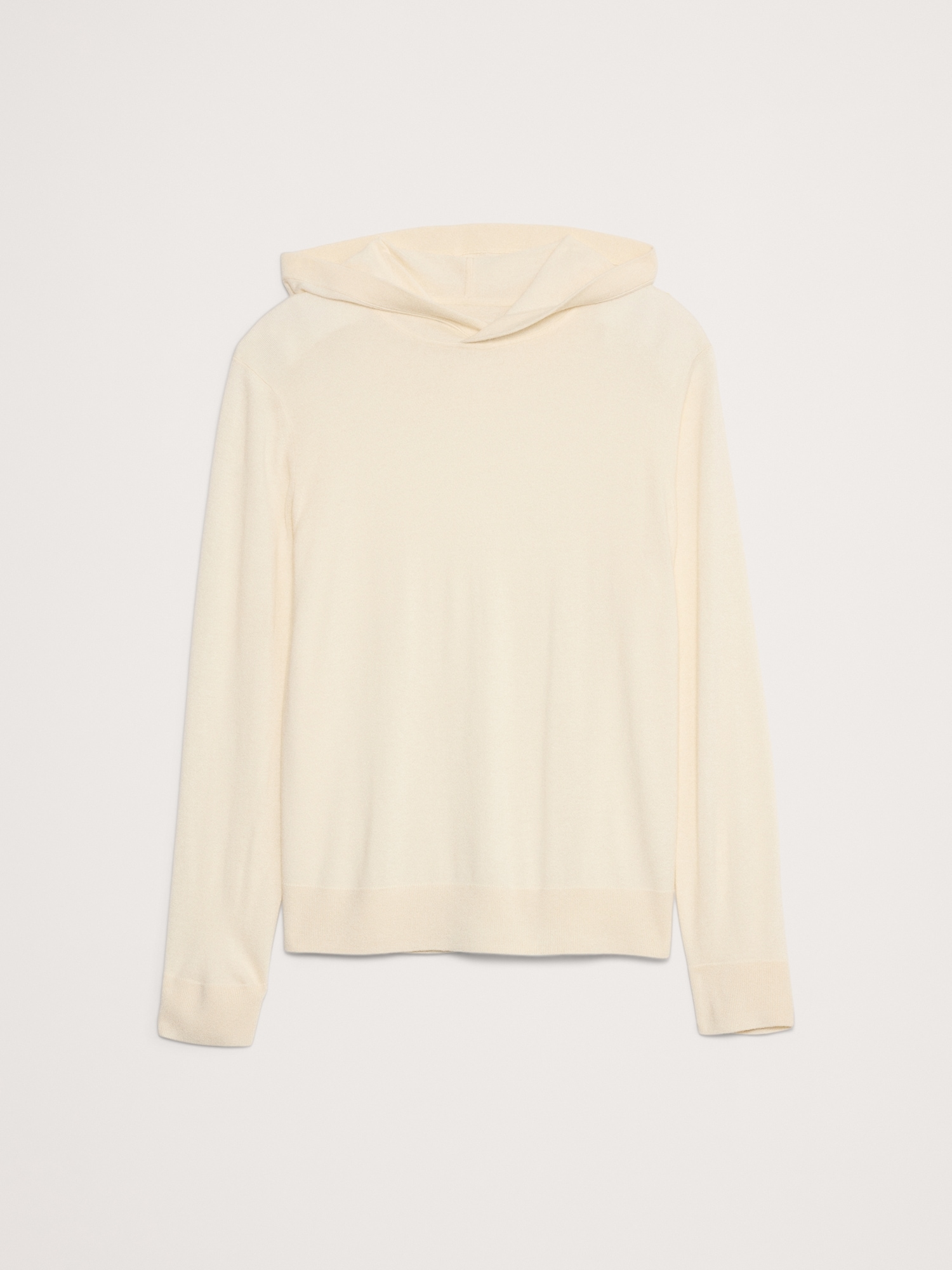 Cashmere-Silk Sweater Hoodie