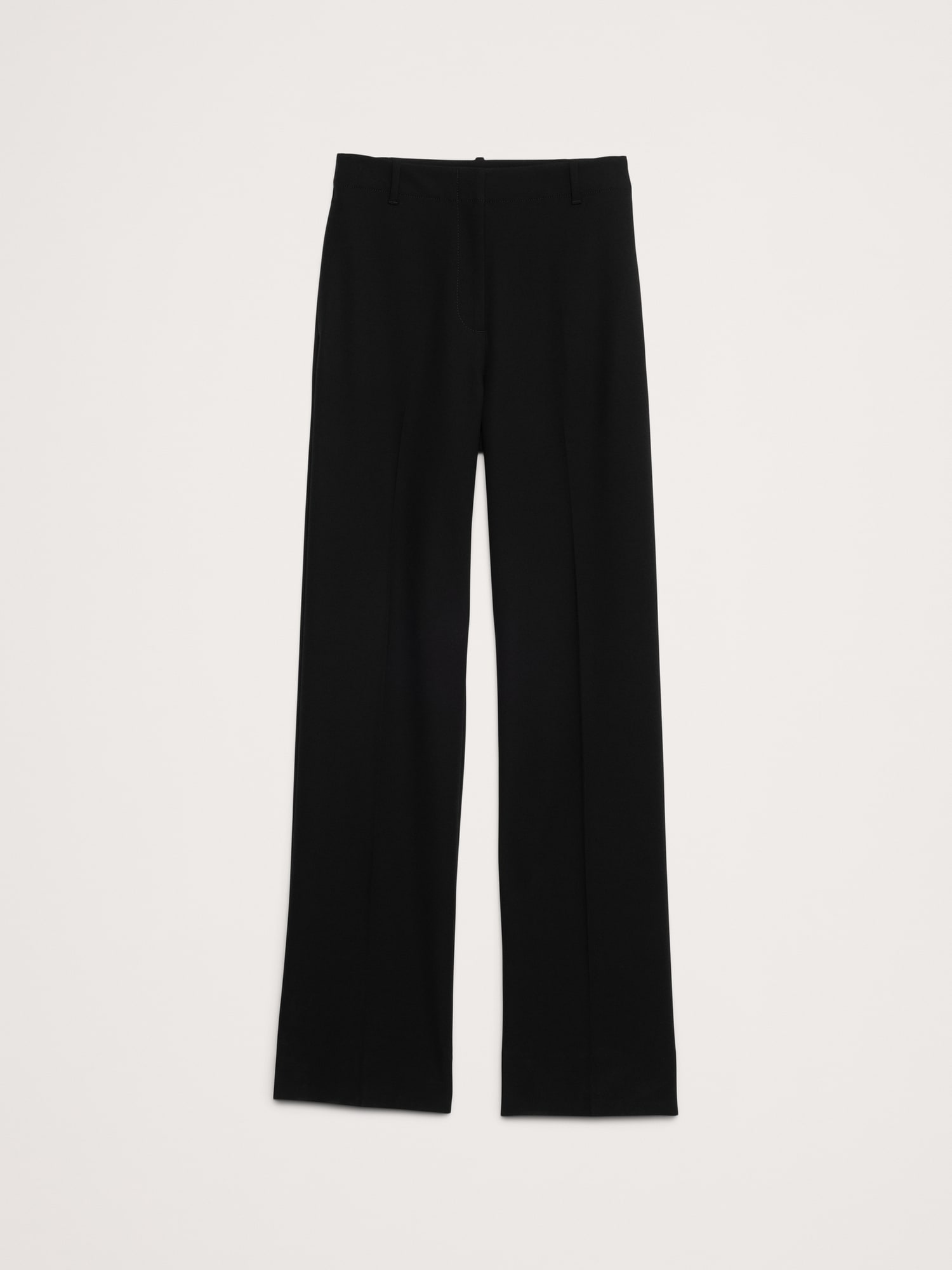 High-Rise Modern Straight Refined Pant