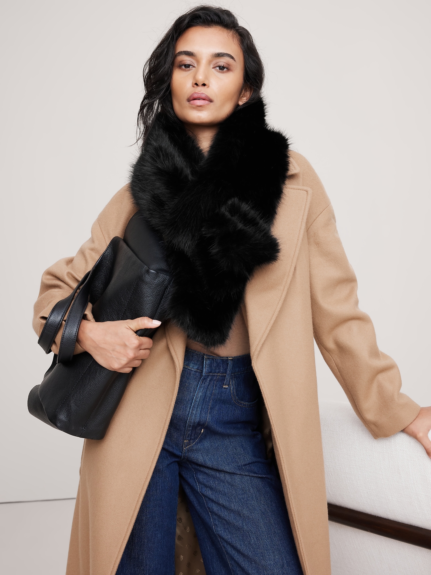 Banana republic faux fur best sale