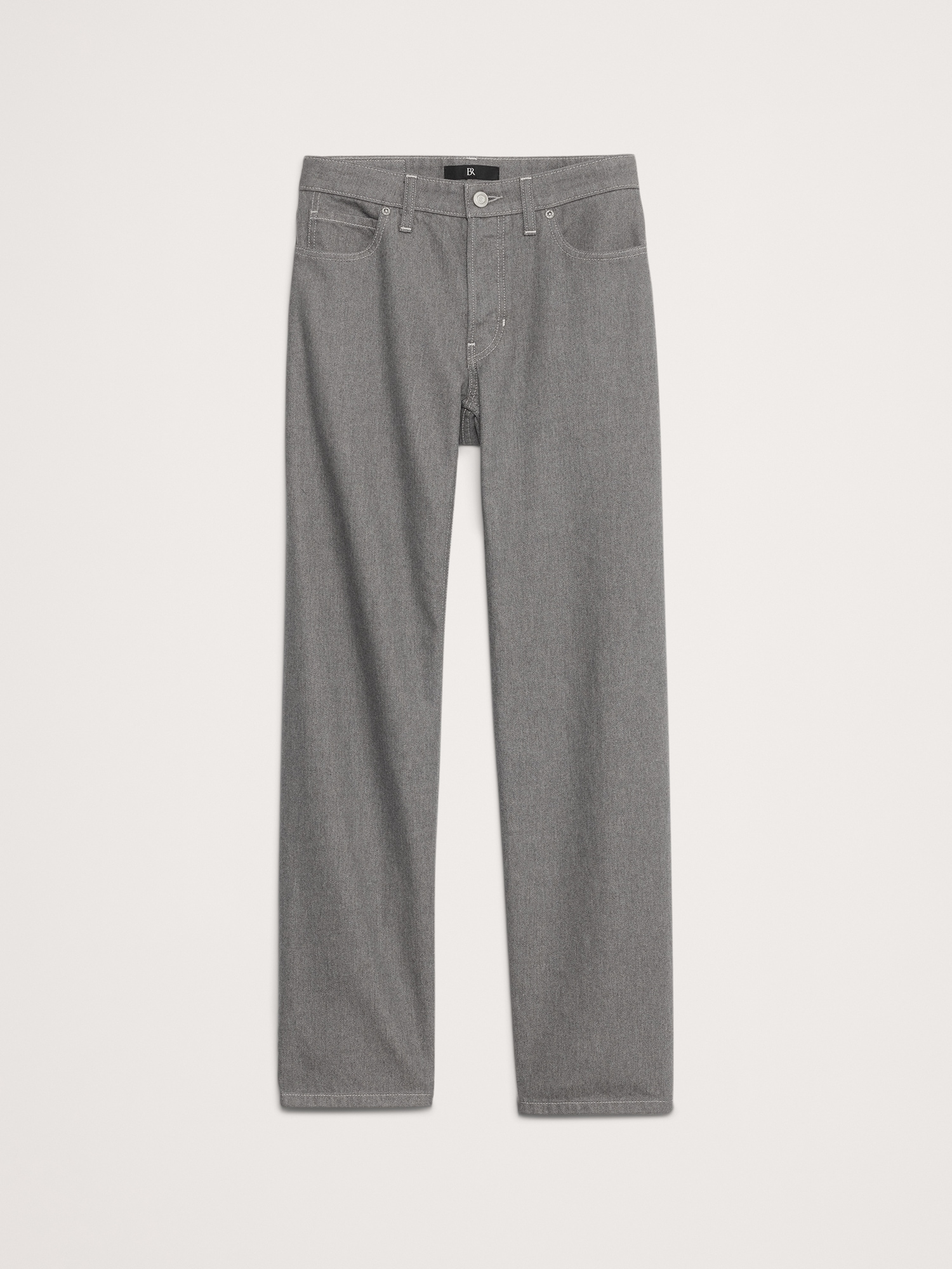 Mid-Rise Straight Ankle Jean