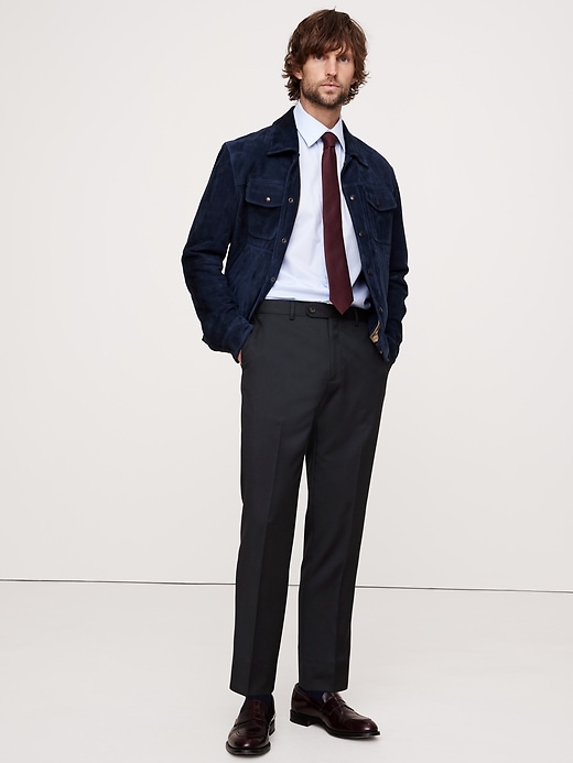 Signature Italian Houndstooth Suit Pant | Banana Republic