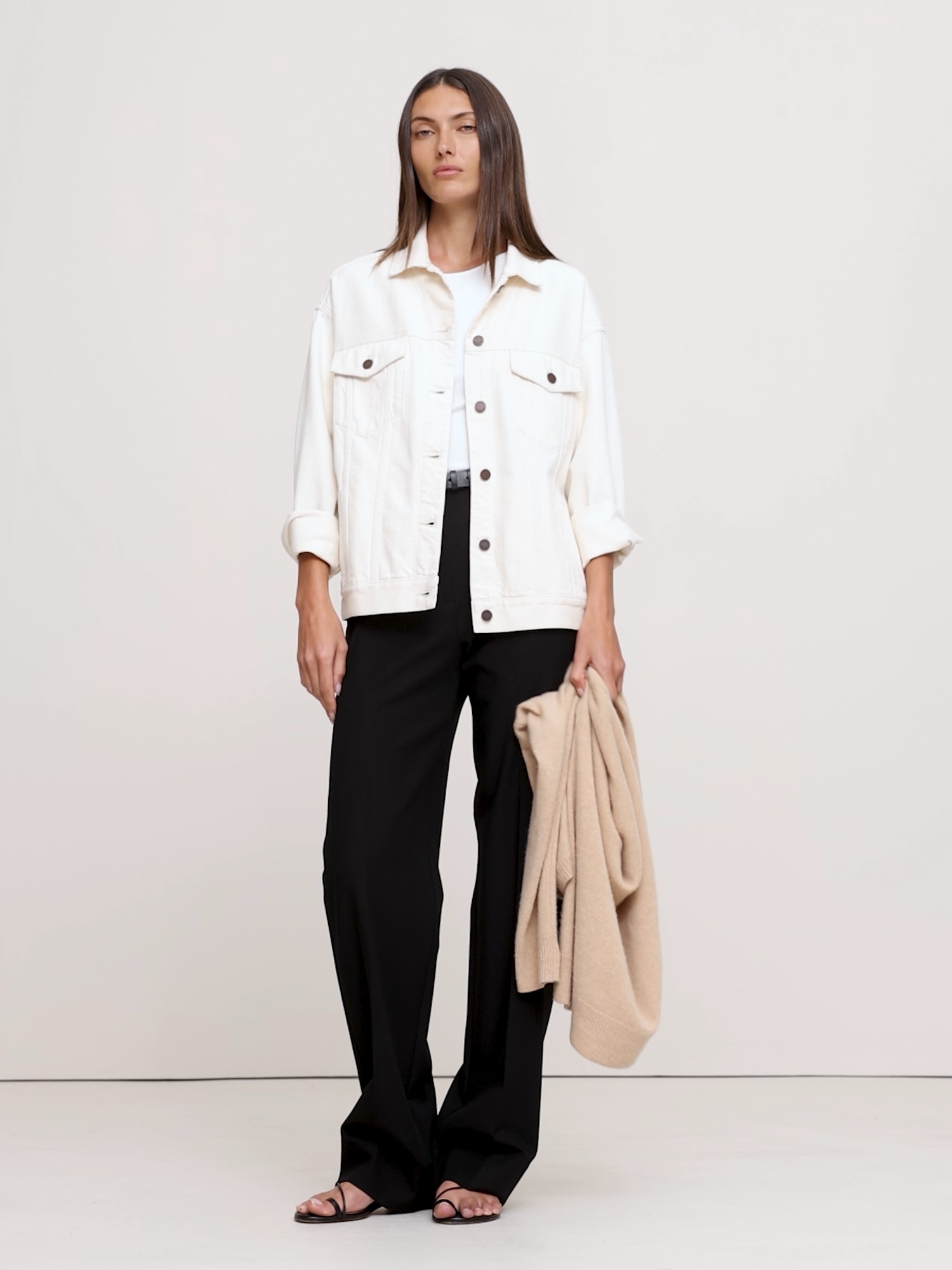 Image number 2 showing, High-Rise Modern Straight Refined Pant