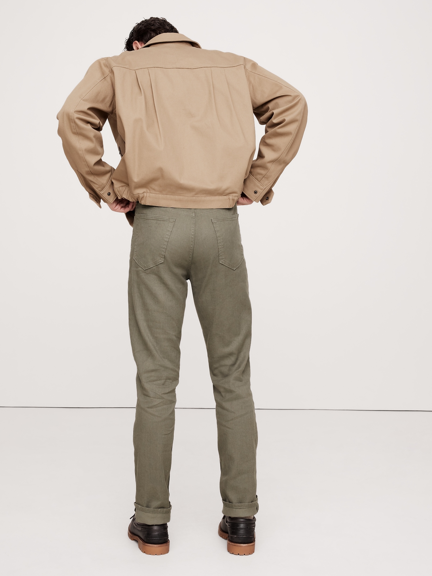 Slim Linen-Cotton Traveler Pant