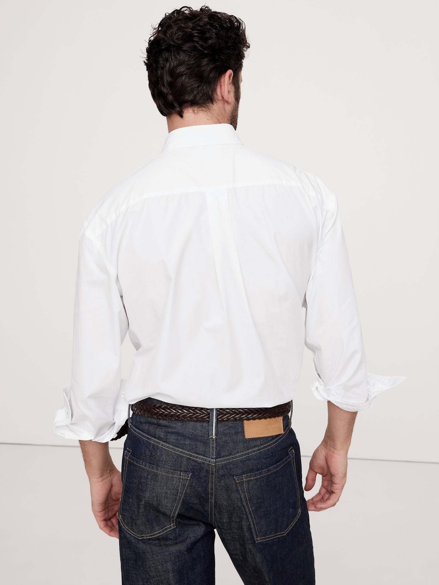 Relaxed-Fit Washed Poplin Shirt