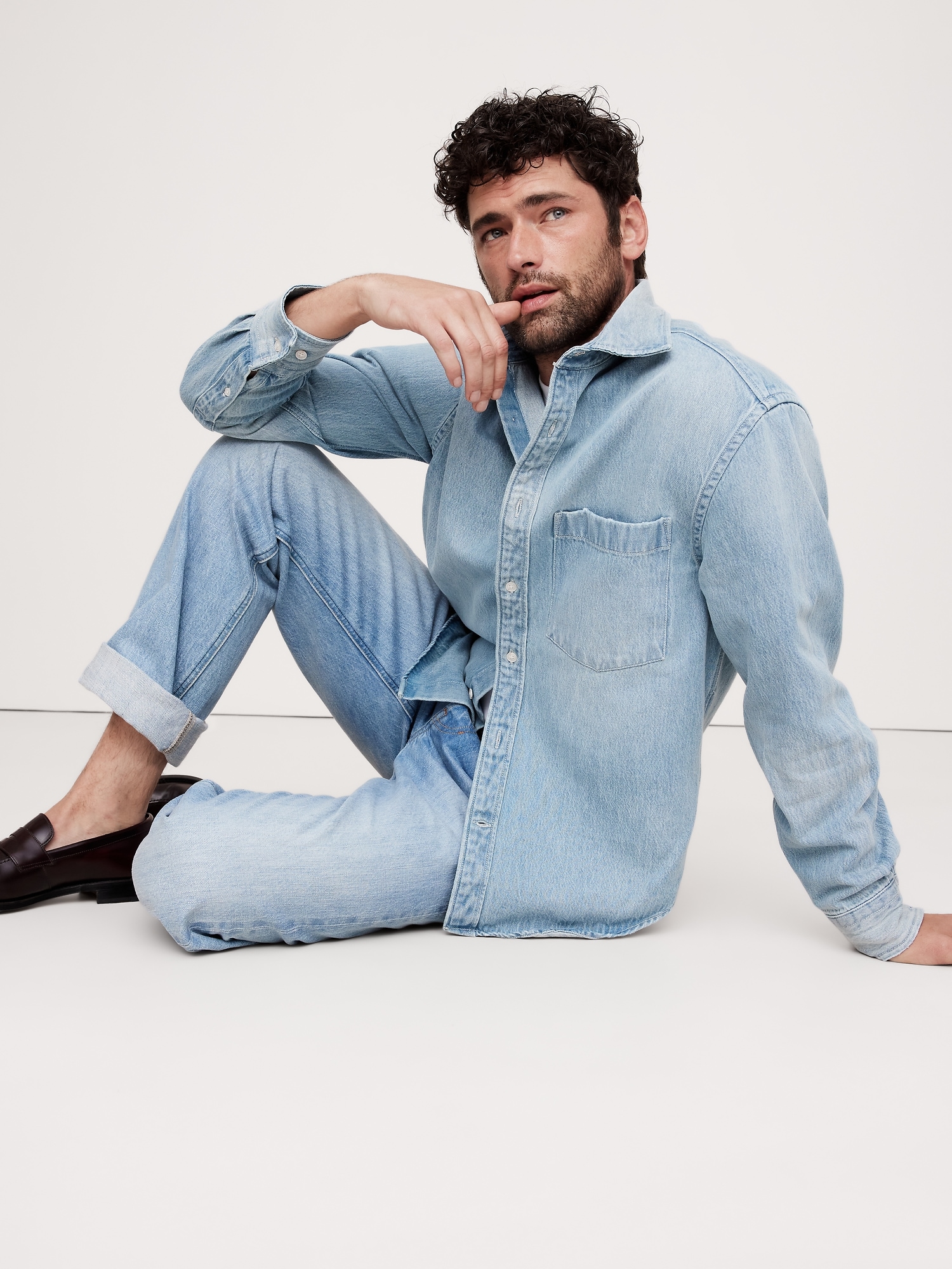 The Relaxed Denim Shirt