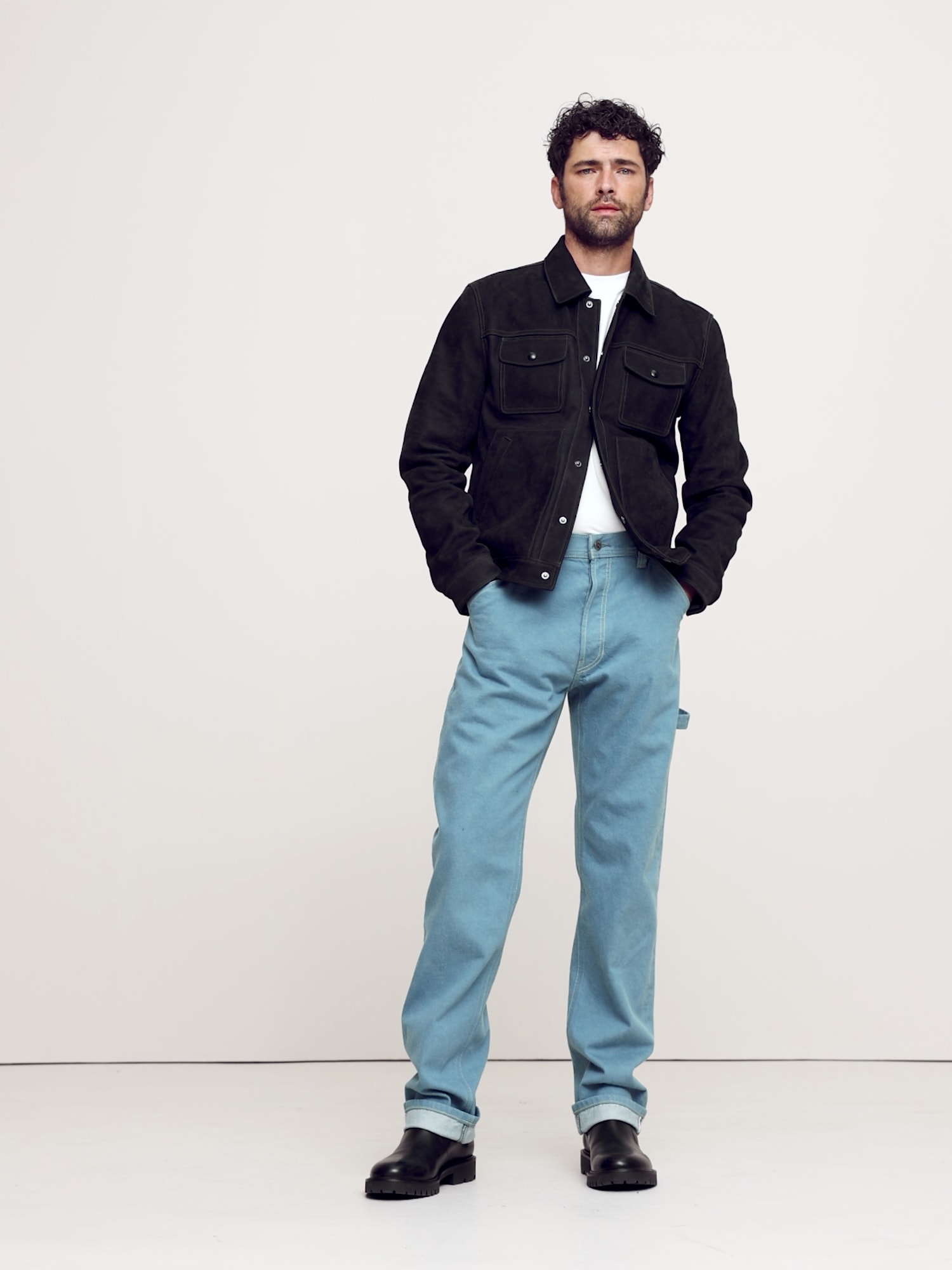 Image number 2 showing, Straight Selvedge Utility Jean