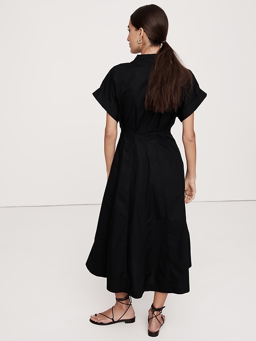 Cotton Poplin Shirt Dress