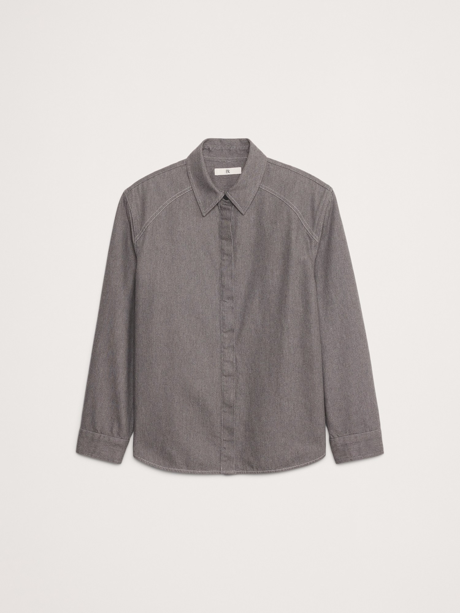 Tailored Denim Overshirt