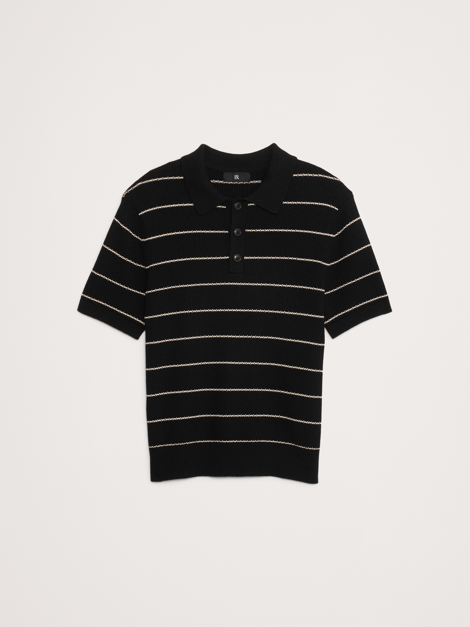 Cotton-Blend Sweater Polo