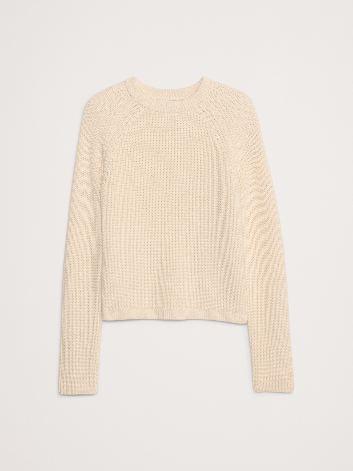 Cotton-Wool Ribbed Sweater