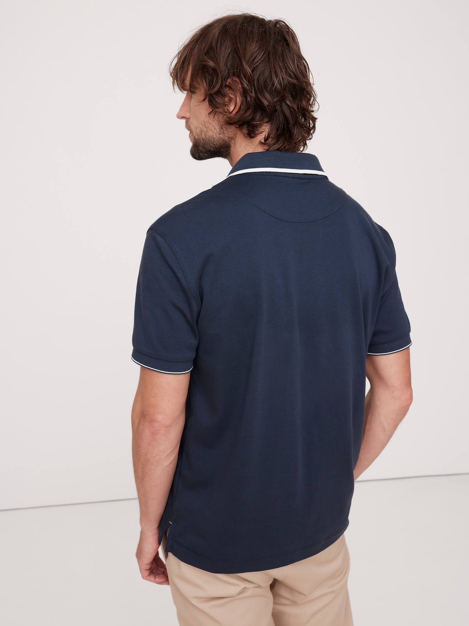 Slim Luxury-Touch Polo