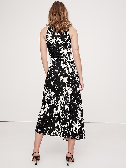 Jersey Knit Mock-Neck Maxi Dress | Banana Republic