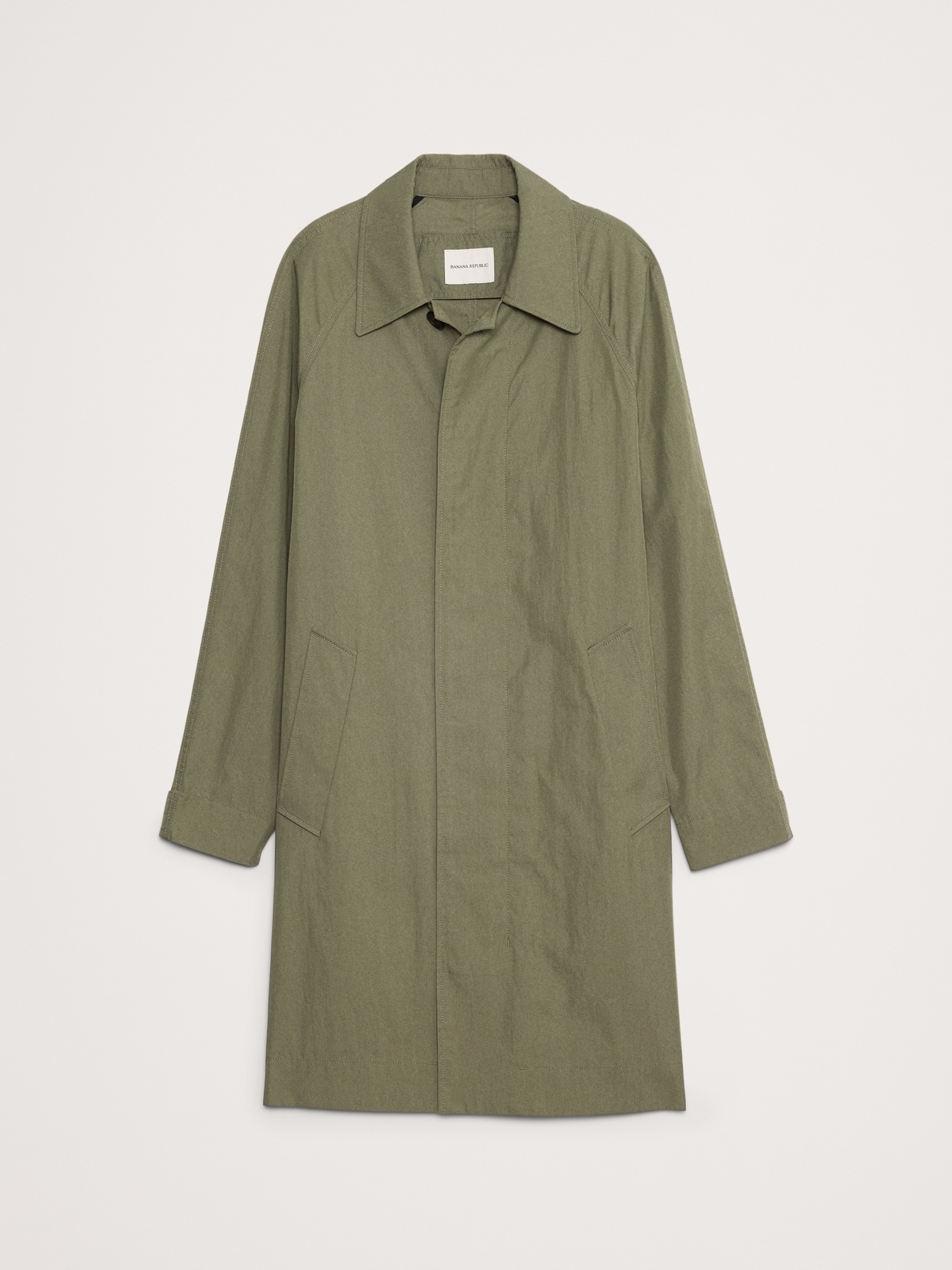 Water-Resistant Mac Coat