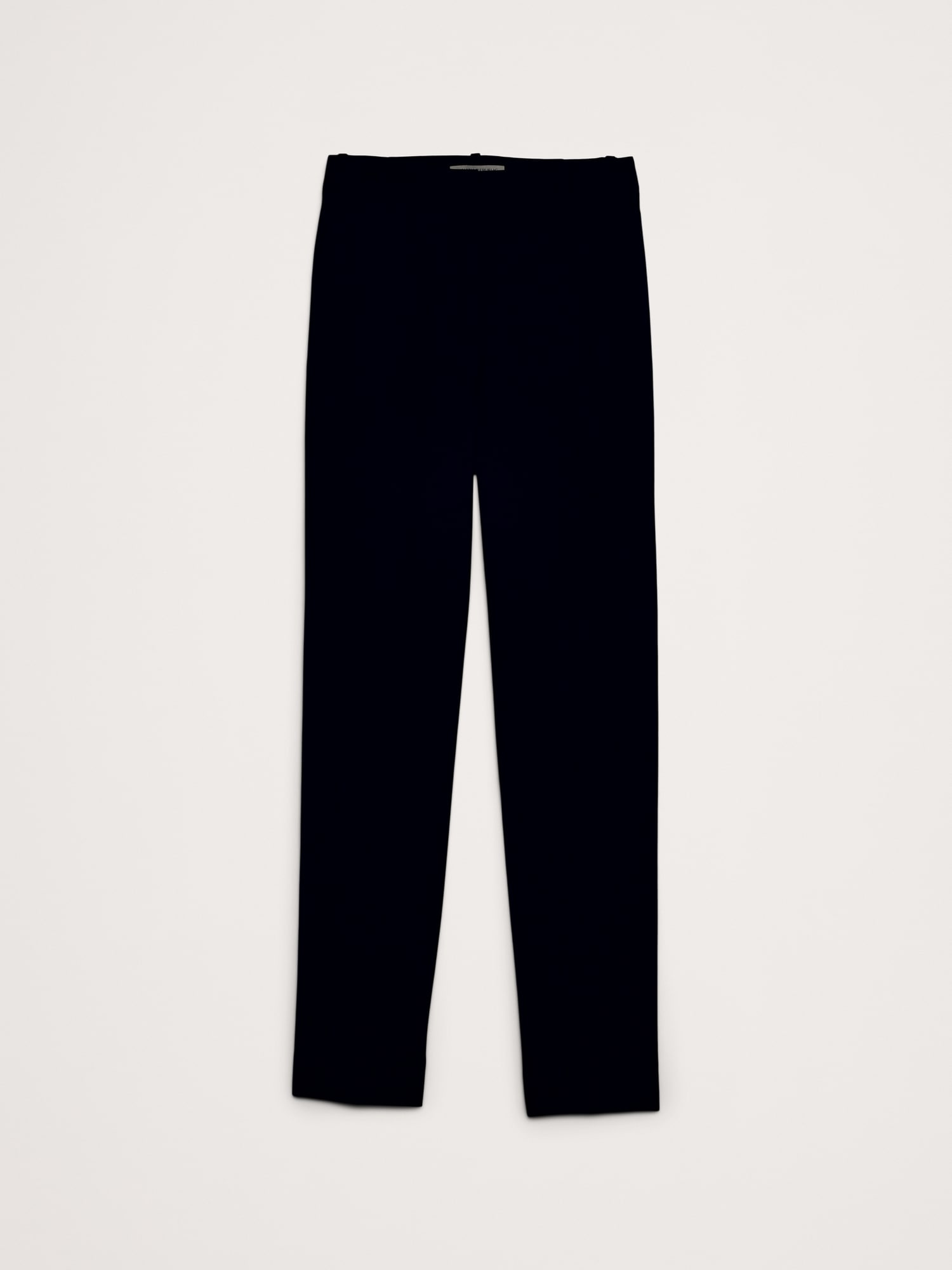 High-Rise Slim Italian Wool Ankle Pant