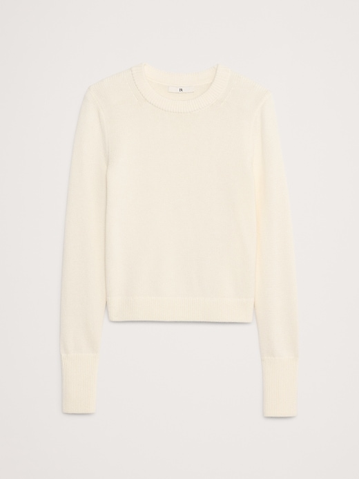 トップス 22ss Cotton silk L/S crew neck size2 Cotton-Silk Crew-Neck Sweater | Banana Republic