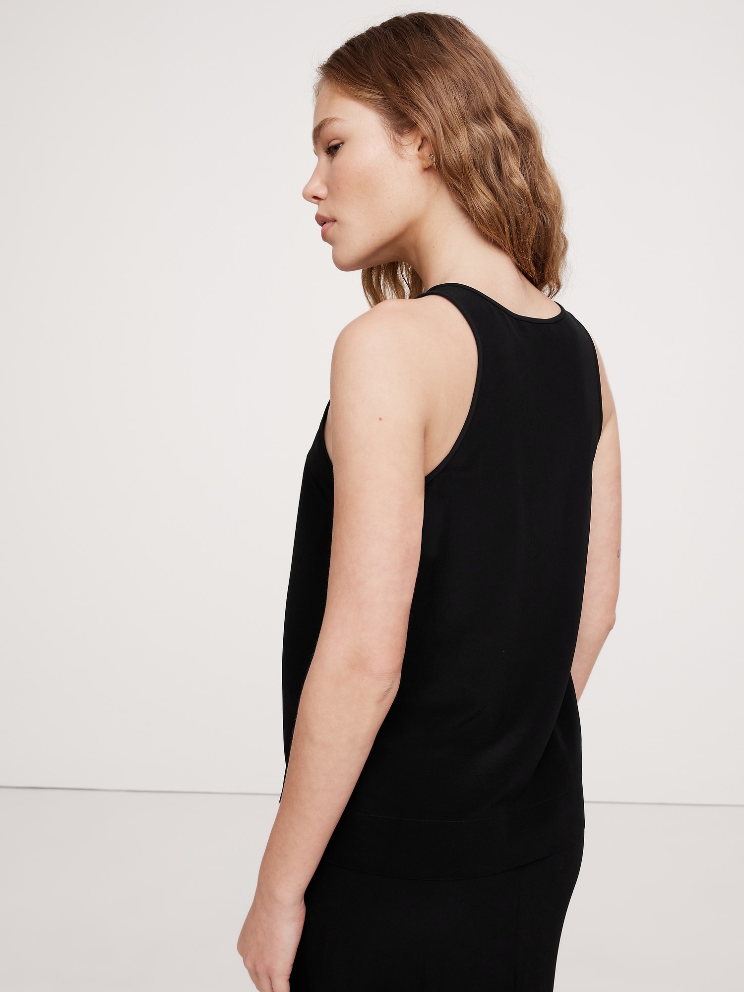 Silk Crepe Tank