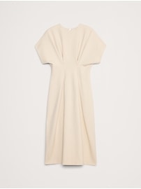 Everywhere Ponte Seamed Midi Dress