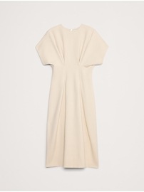 Everywhere Ponte Seamed Midi Dress