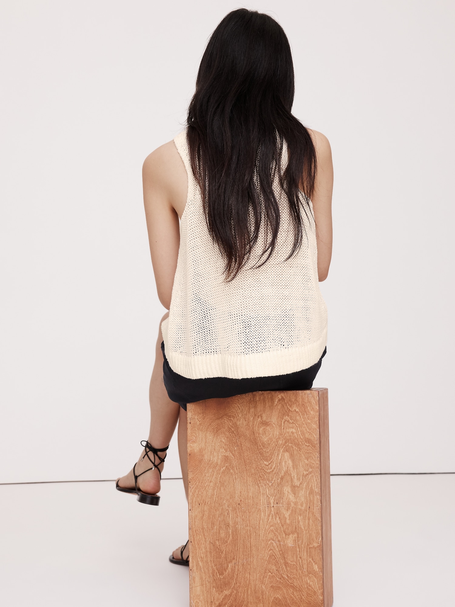 Linen Sweater Tank