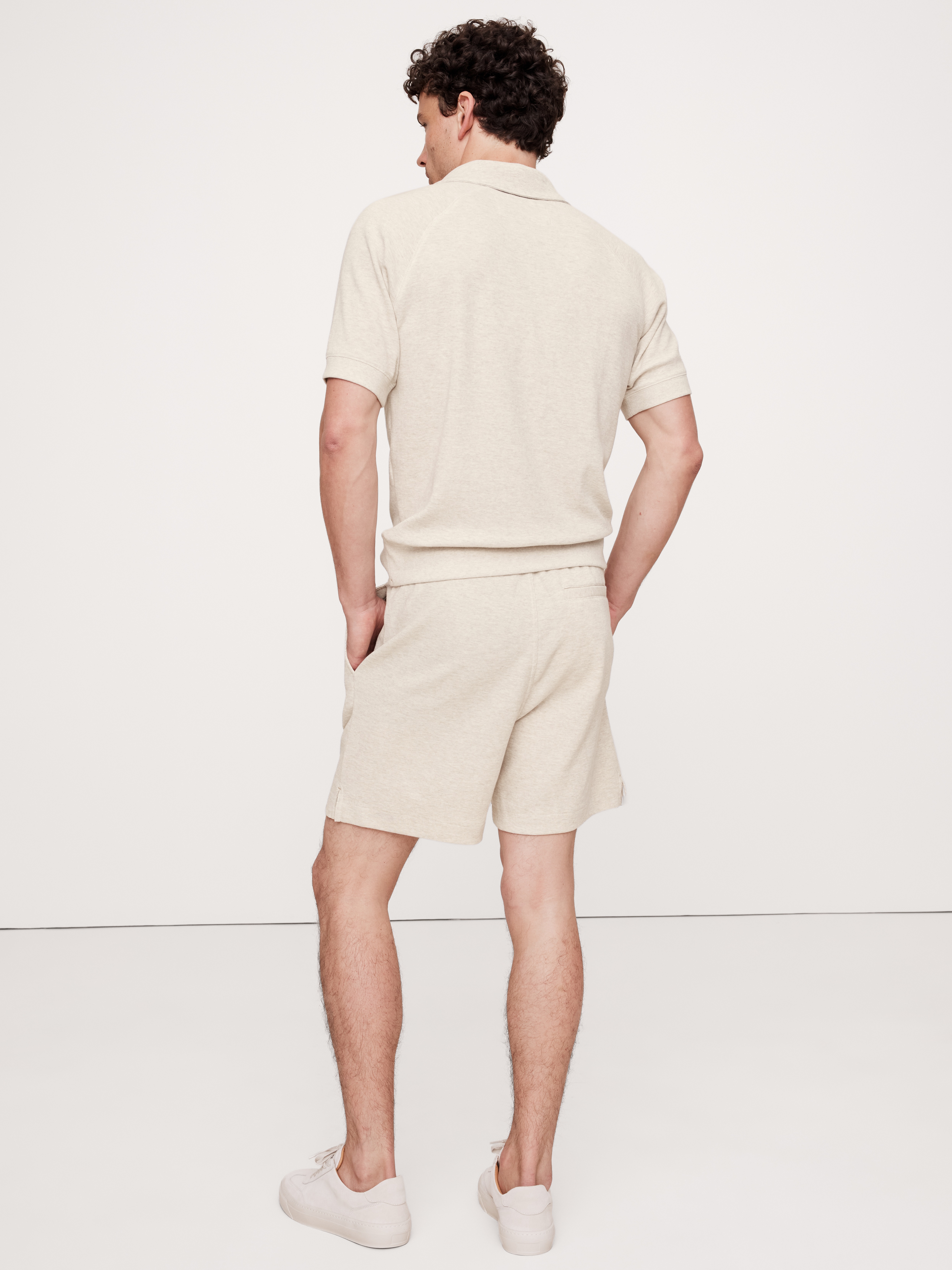 【as\"on】WAFFLE SHORT PANTS SS25-DM-1310-PIPPAWAFFLESHORT-