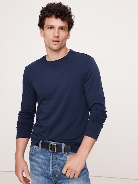 Luxury-Touch Long-Sleeve T-Shirt