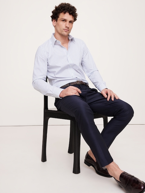 Slim-Fit Wrinkle-Resistant Dress Shirt