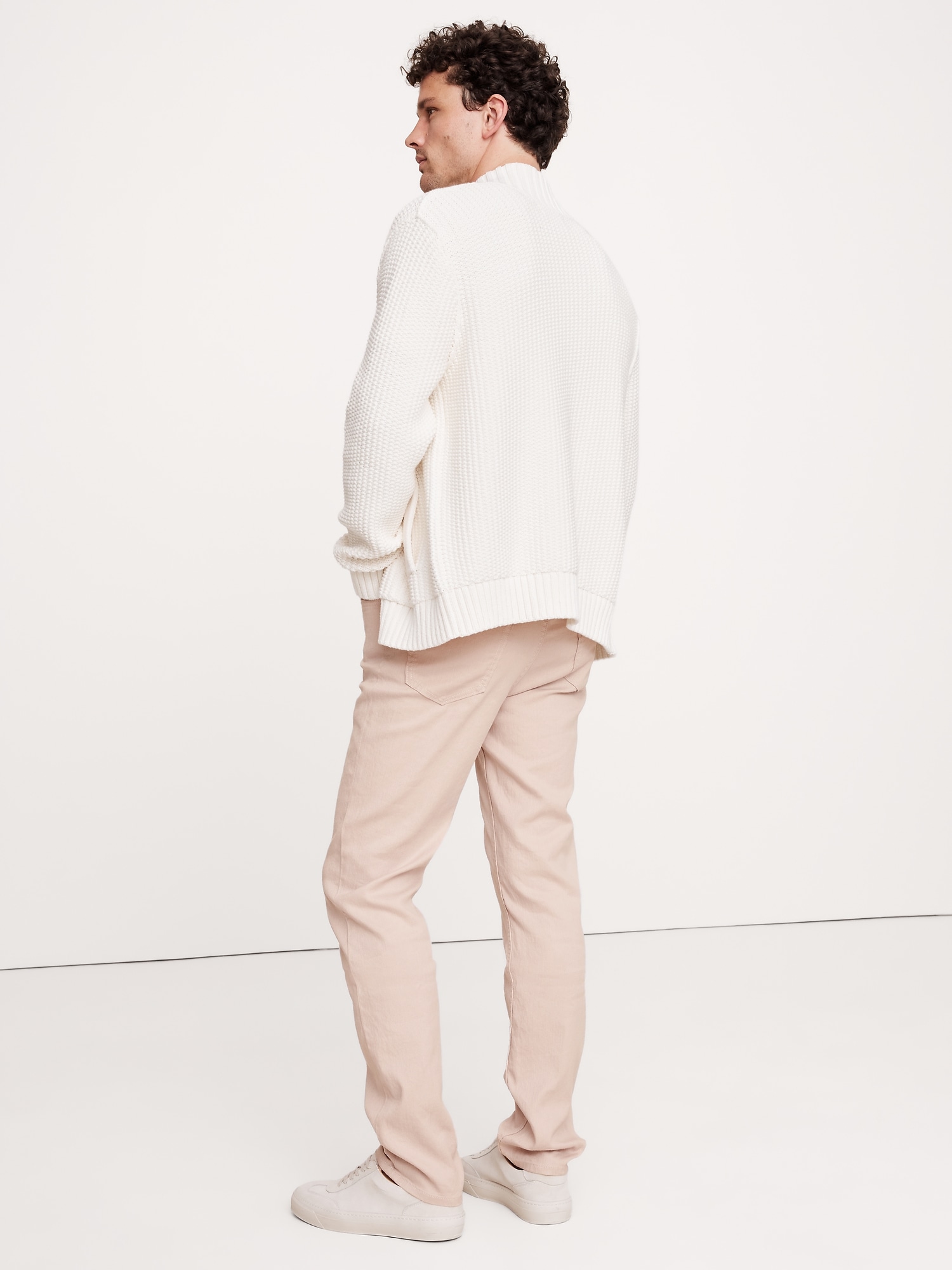 Slim Linen-Cotton Traveler Pant