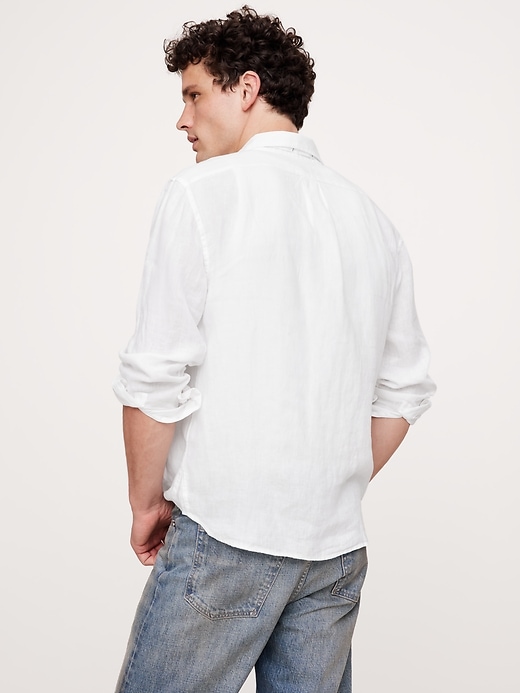 Slim-Fit Linen Shirt