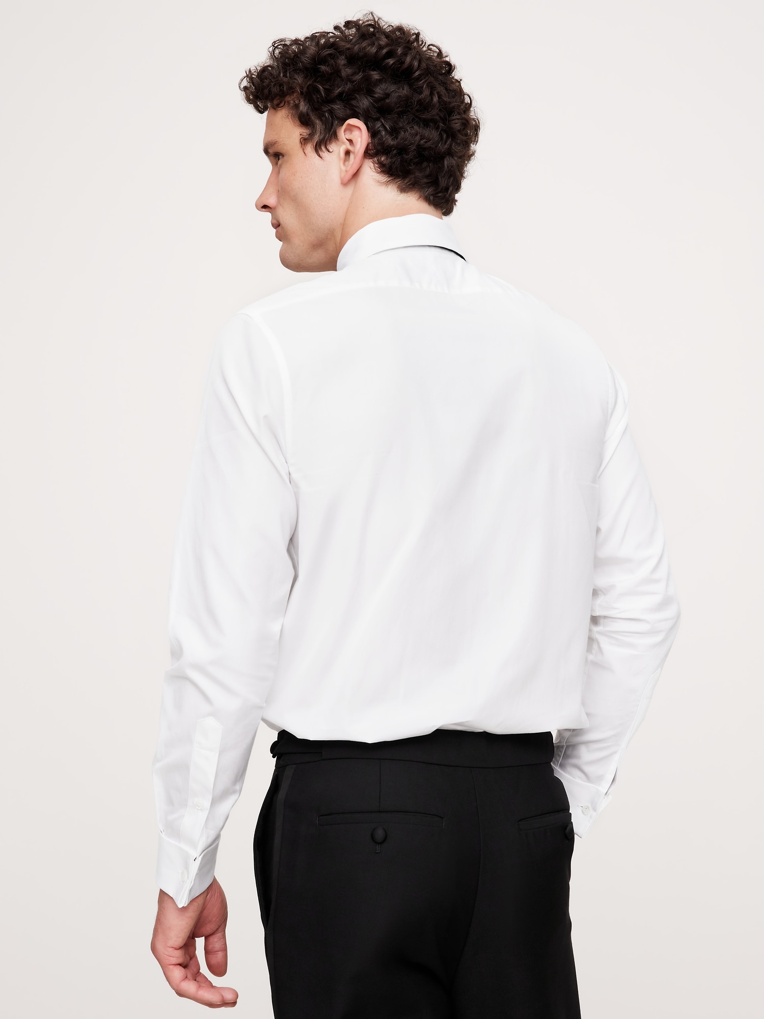 Slim Pleated Tuxedo Shirt