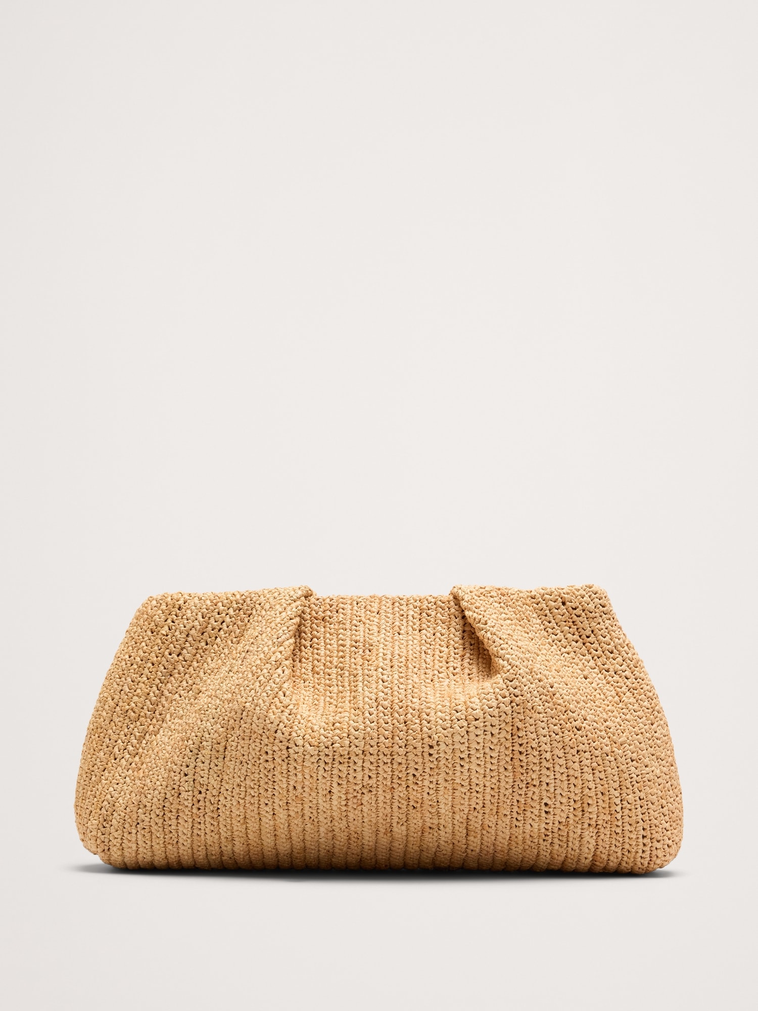 Raffia Clutch