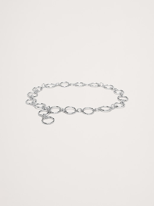 NWT - Banana Republic Metal Ring Chain Belt - XS/S Metal Ring Chain Belt | Banana Republic main image 2