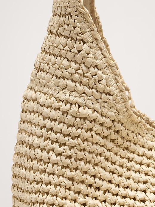Raffia Tote Bag | Banana Republic