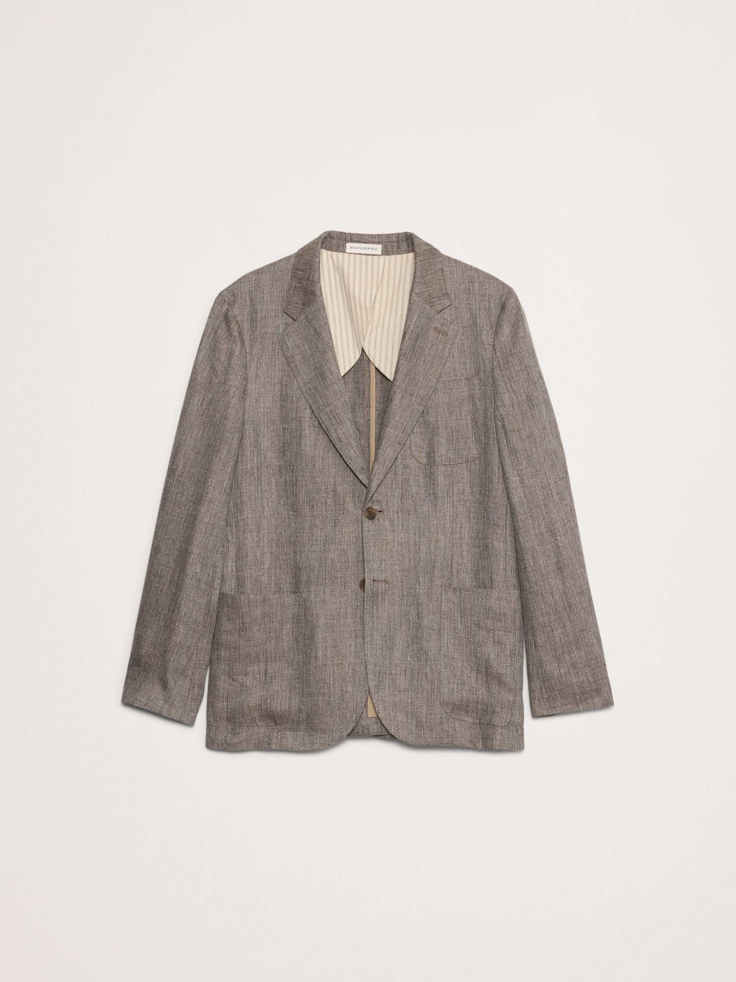 Herringbone Linen Suit Jacket