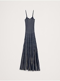 Sculpted Stripe Maxi Dress