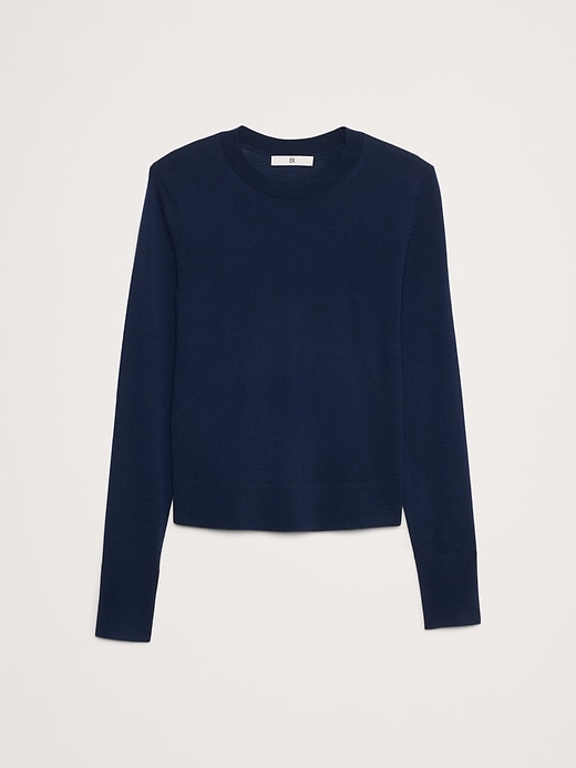 Lightweight Merino Crew-Neck Sweater | Banana Republic