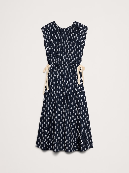 banana republic poplin tie waist midi dress Poplin Tie-Waist Midi Dress