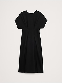 Everywhere Ponte Seamed Midi Dress