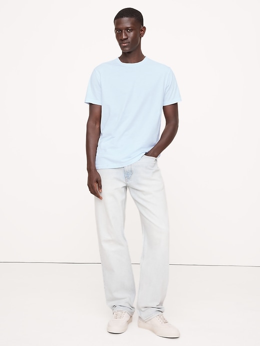Lightweight Cotton Crew-Neck T-Shirt | Banana Republic