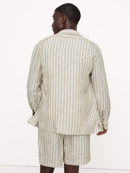 Standard-Fit Linen Resort Shirt | Banana Republic