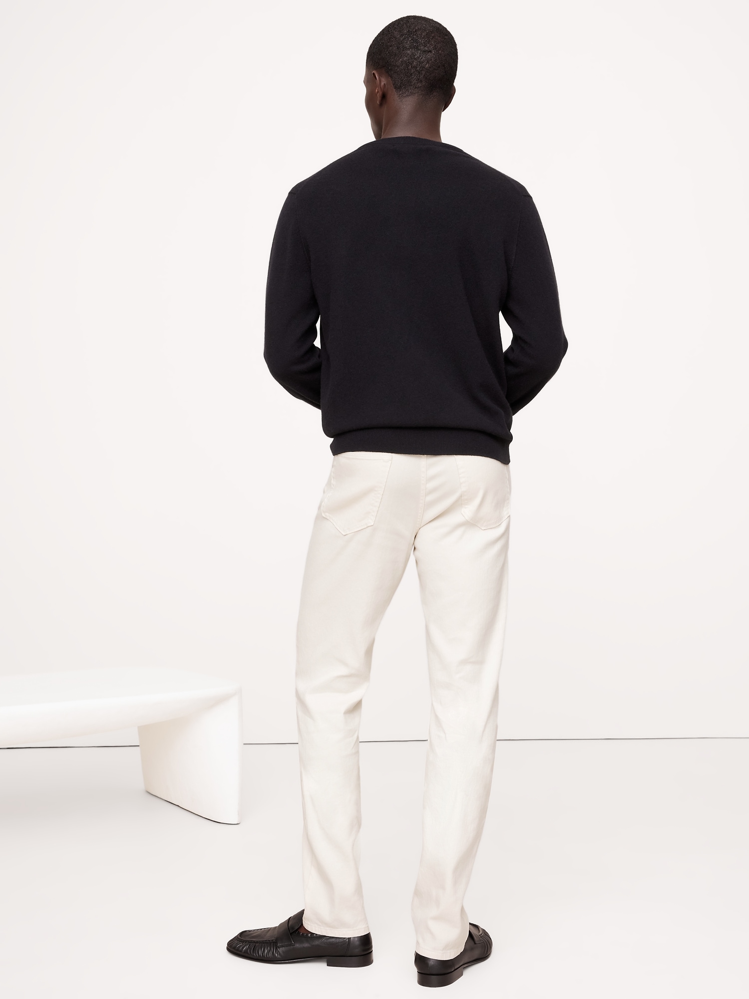 Slim Linen-Cotton Traveler Pant