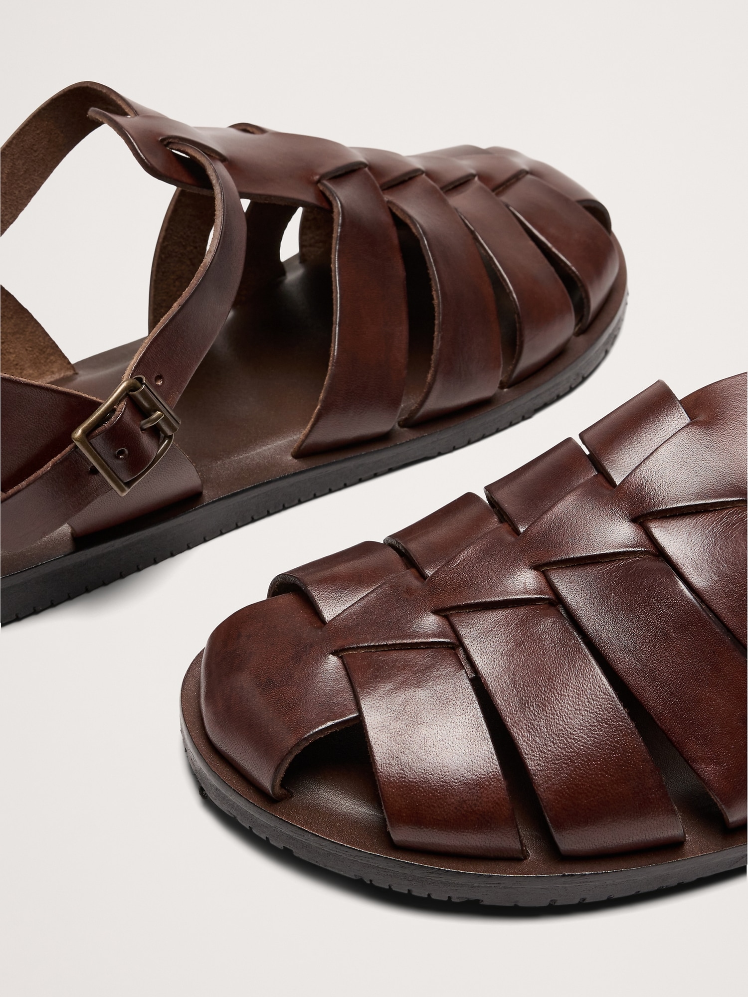 Leather Fisherman Sandal