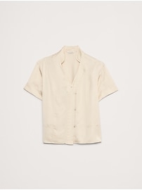 Satin Short-Sleeve Shirt